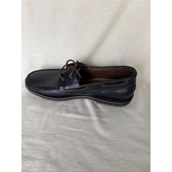 Rockport Men’s Leather Boat Shoes Loafers Brown Lace Up Comfort Casual Size 15W